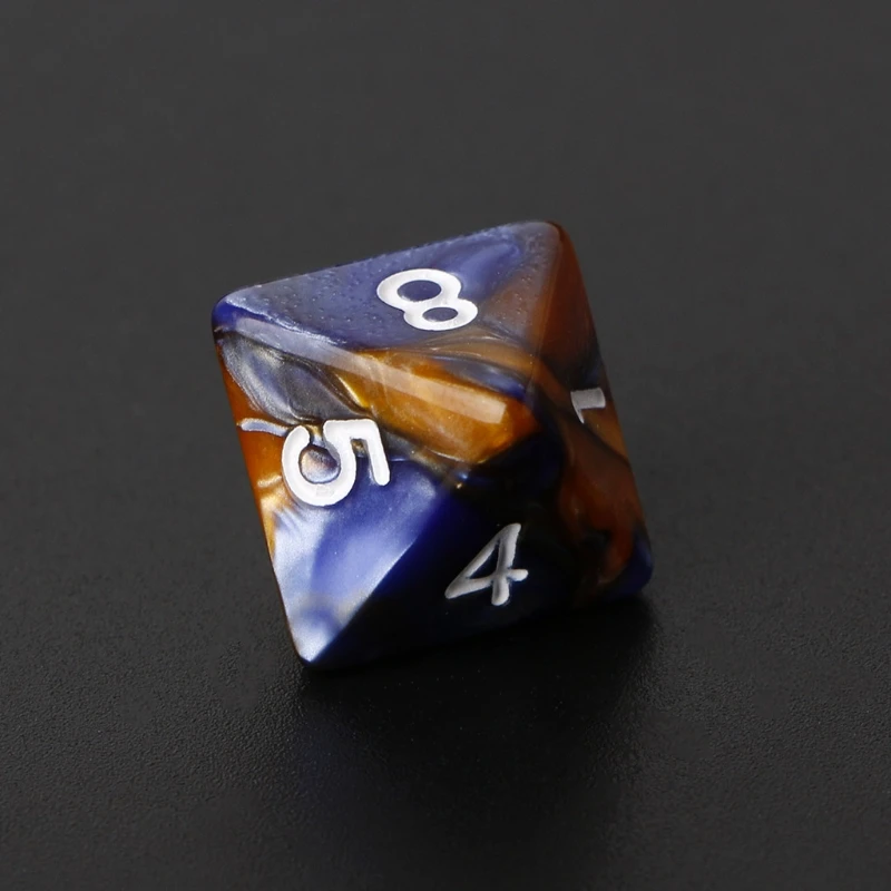 7 шт./компл. акриловые полигедрические игральные кости для настольной игры | Спорт