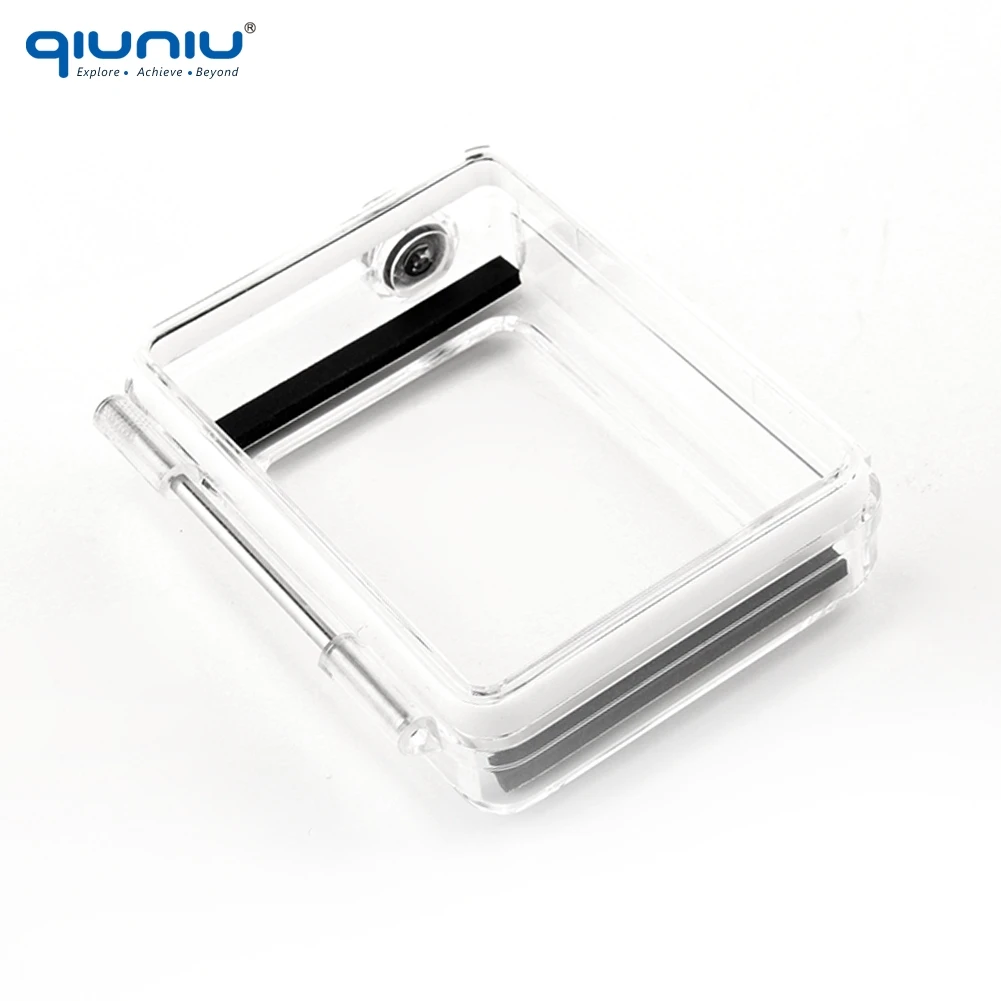 QIUNIU открытая спина полый скелет для BacPac задняя дверь GoPro Hero 3 + 4 камеры w/LCD