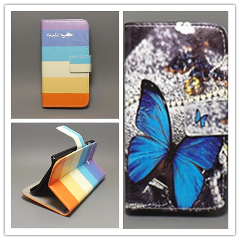 Новый дизайнерский чехол-книжка с бабочкой и цветочным флагом для Samsung Galaxy Y Duos S6102