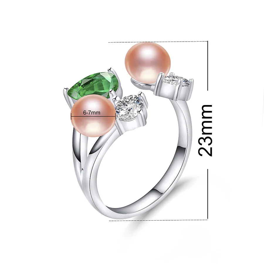 Женское кольцо VEAMOR регулируемое Винтажное из настоящего серебра 925 пробы с