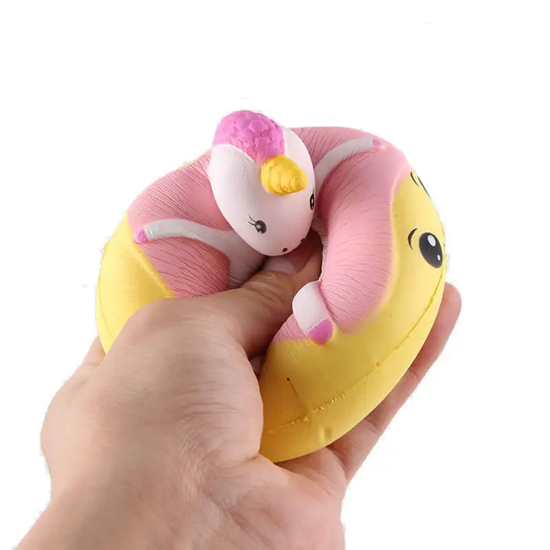 10 см kawaii Squishy Jumbo Единорог пончики очаровывает булочки торт мягкими замедлить