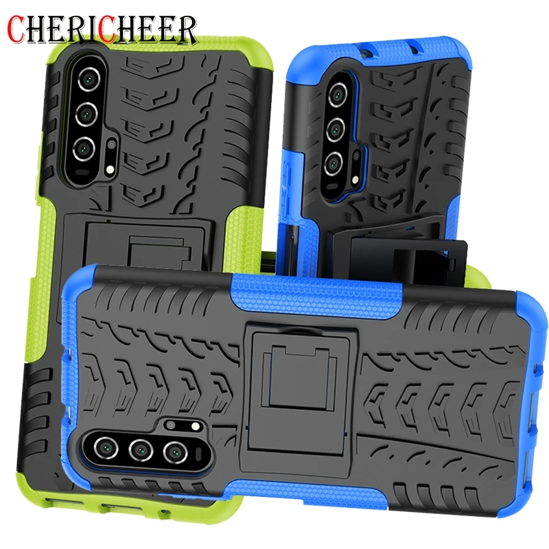 Rugged Phone Cases For Honor 20 Case Pro Lite i 20i Armor Stand Cover Huawei View V20 Bumper |