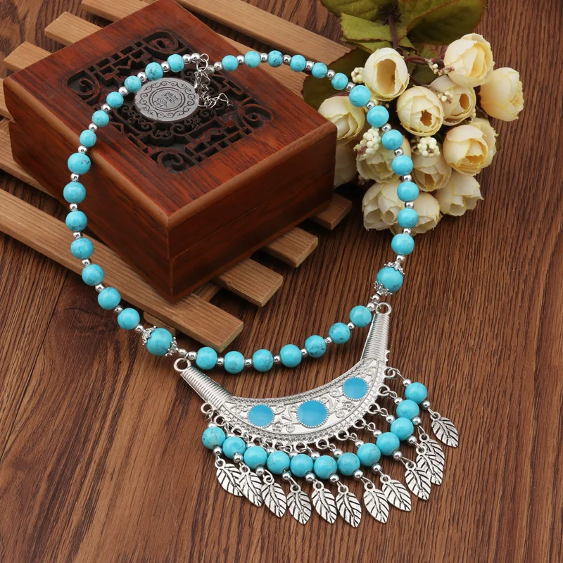 Женское украшение в стиле бохо Seblasy ювелирное изделие с натуральными камнями