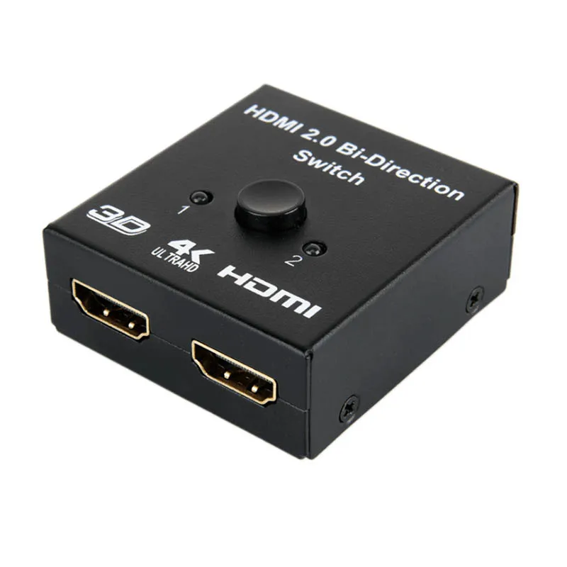HDMI переключатель 2to1 или HDMI сплиттер 1to2 HDMI bi-направления switcher Splitter Селектор с HDCP Passthrough 3D 1080 P 4 К X 2 К