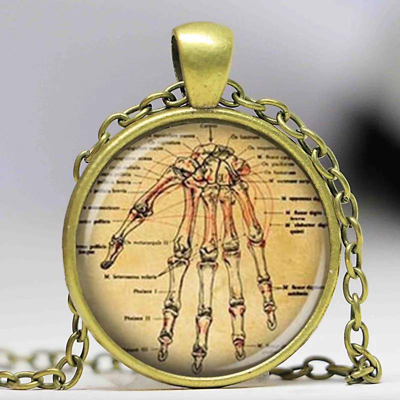 Женское ожерелье с подвеской в виде человеческой руки колье изображением