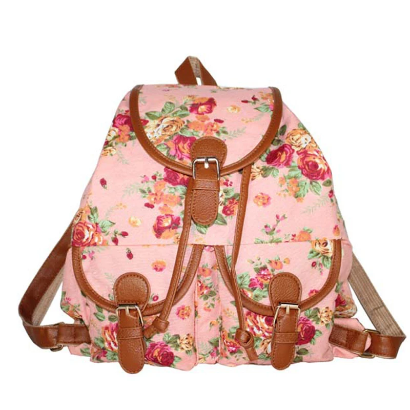 Горячая Распродажа винтажный рюкзак с единорогом Холщовый женский для