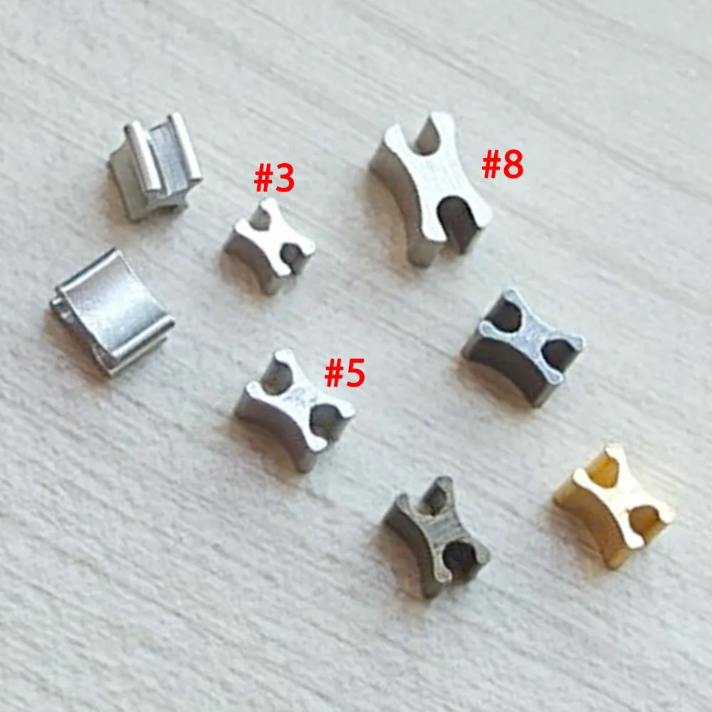 100 PCS Metal Zipper Stopers Top Stop #3 #5 #8 for Rescue Repair Pull Kit Spiral Slider Bottom 4 Colors Choice | Дом и сад