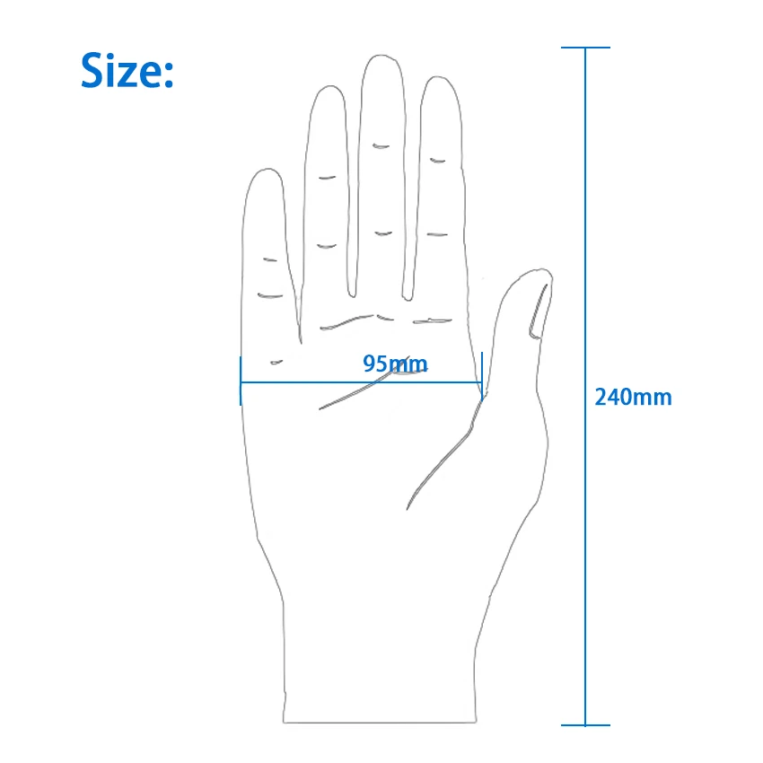Smвысокое качество зеленые латексные перчатки заводские безопасные рабочие