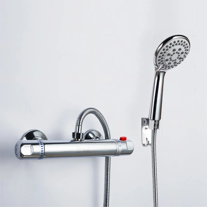 shower mixer sets Душ Термостатический смеситель клапан смеситель с постоянной температурой душевой Набор смесителей HH-003 - Цвет: shower mixer sets