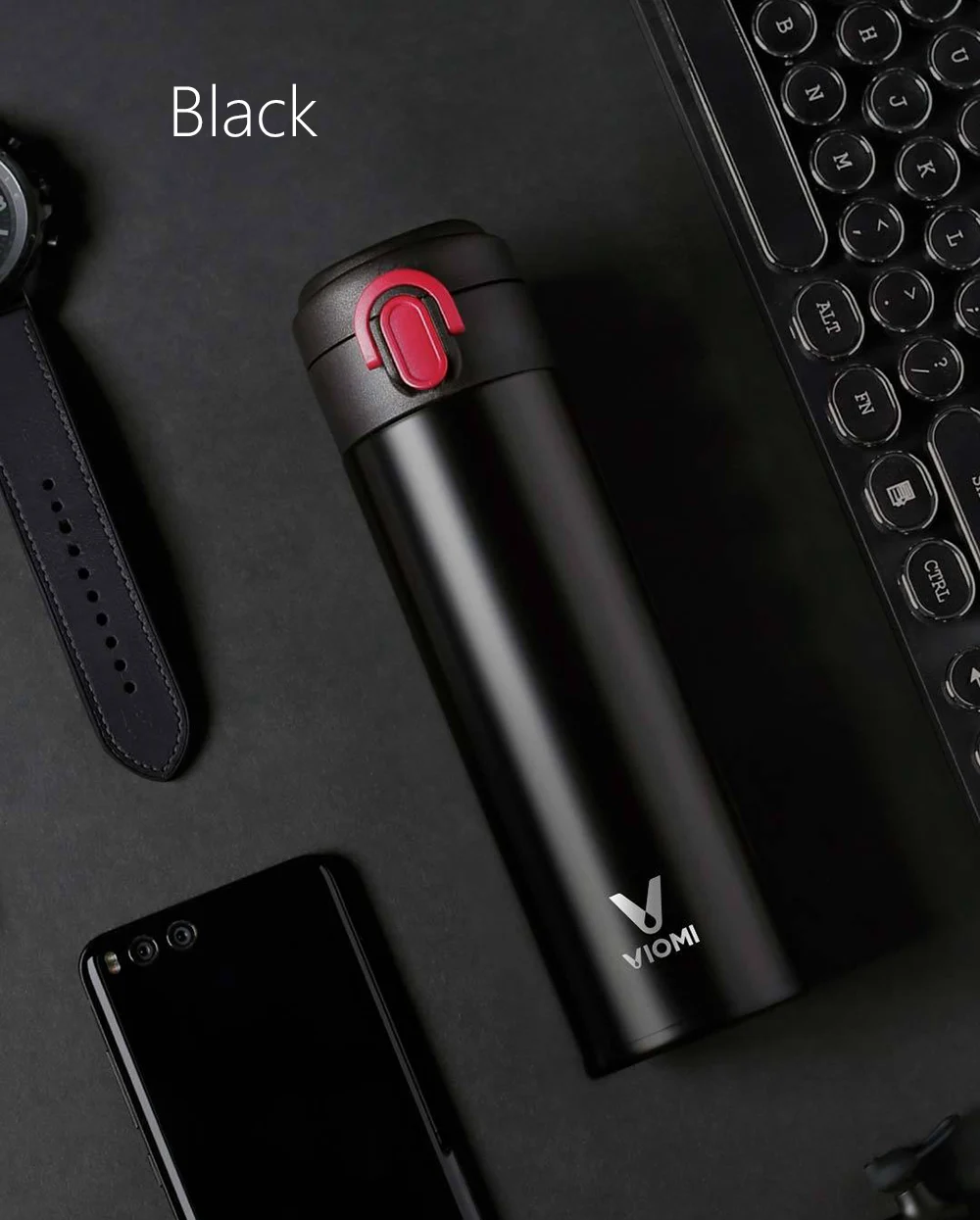 Xiaomi VIOMI 300/460 мл Термос из нержавеющей стали чашка для путешествий Термокружка 12 ч Вакуумная бутылка кружка для нагрева воды портативная Спортивная холодная чашка