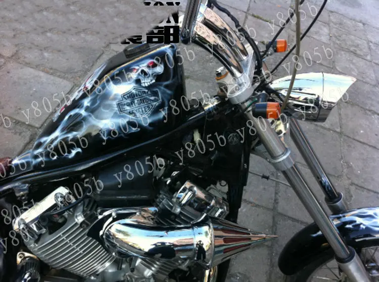 Мотоцикл черный шип воздухоочиститель наборы для Honda Steed VT400 600 VLX 400 1999 2015 MT225