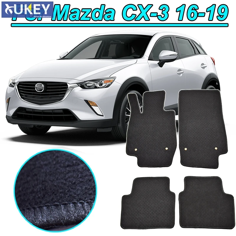 Для Mazda CX 3 CX3 LHD 2016 2017 2018 2019 пользовательский автомобильный коврик Автомобильный