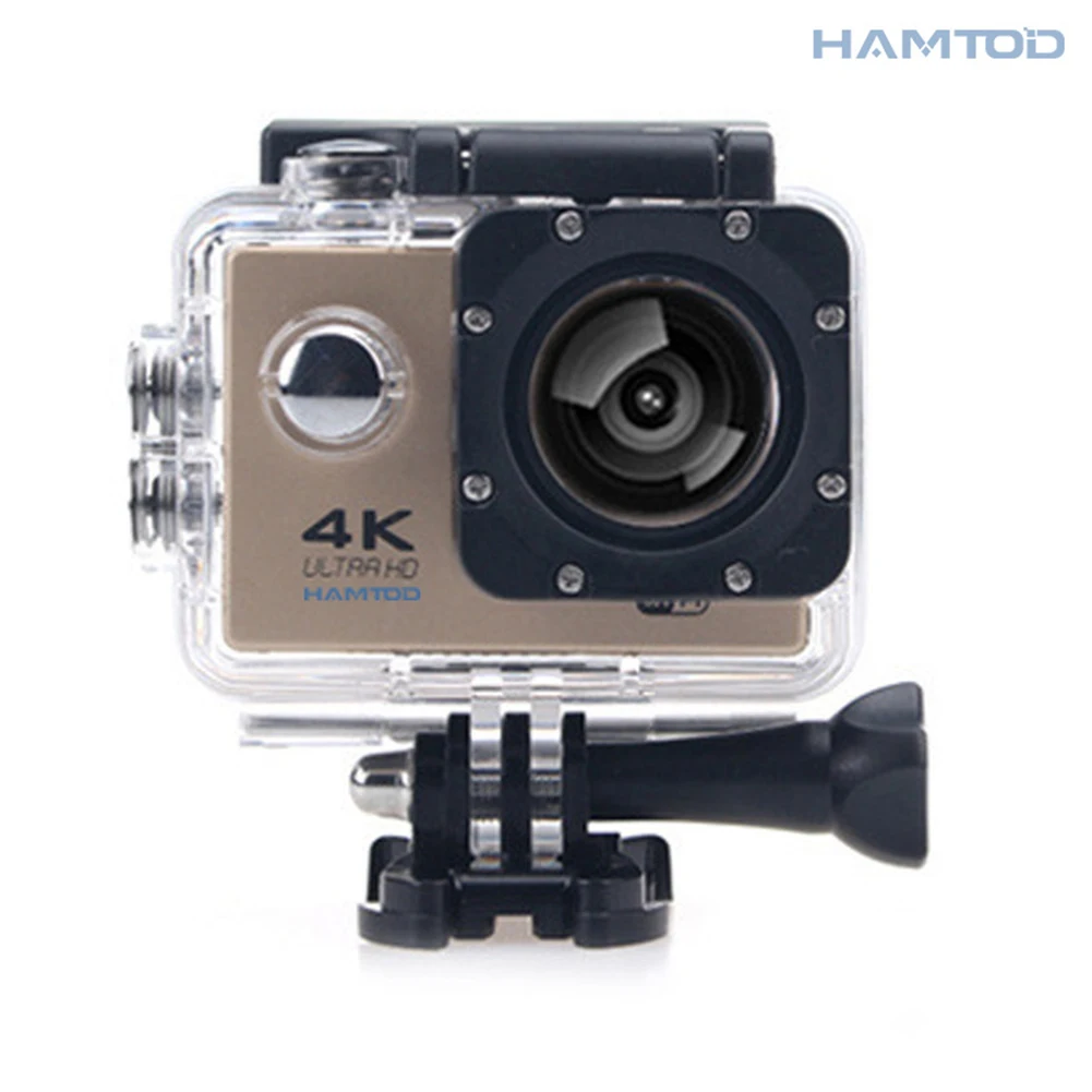 HAMTOD H9A 2,0 дюймовый ЖК-экран HD 4K WiFi камера движения 120 градусов широкоугольный объектив с водонепроницаемый чехол