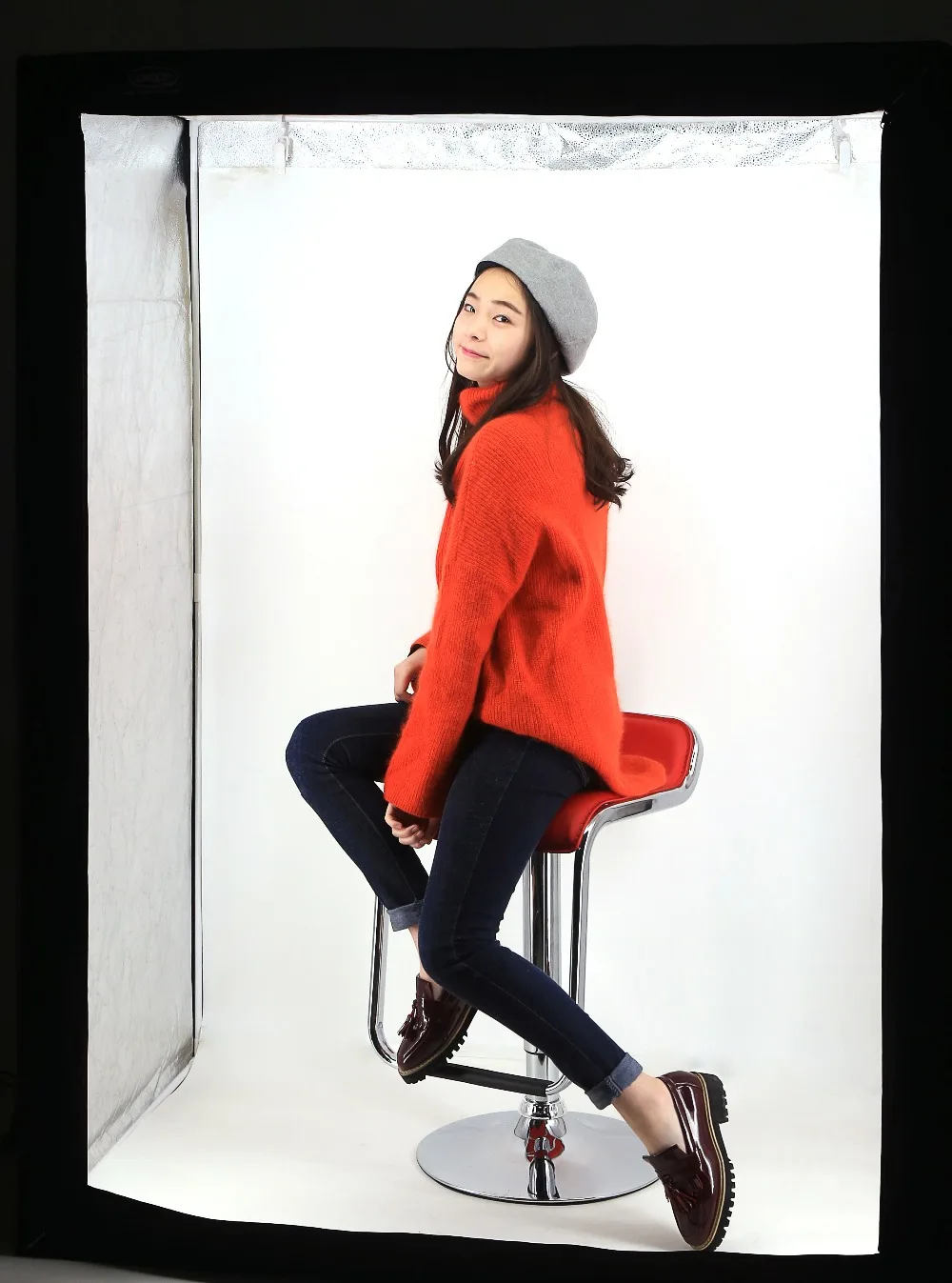 Глубокий светодиодный Профессиональный портативный софтбокс 120*80*200 см