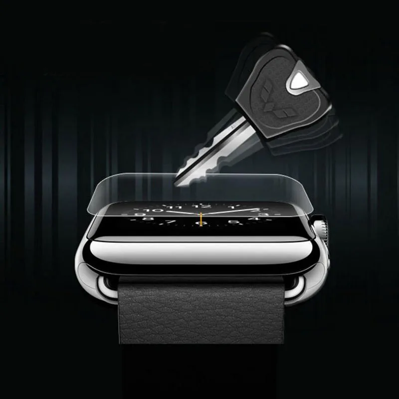 3D полноразмерная Противоударная защитная пленка из ТПУ(не стекло) для iwatch Apple Watch Series 4 5 40 мм 44 мм Защитная пленка для экрана
