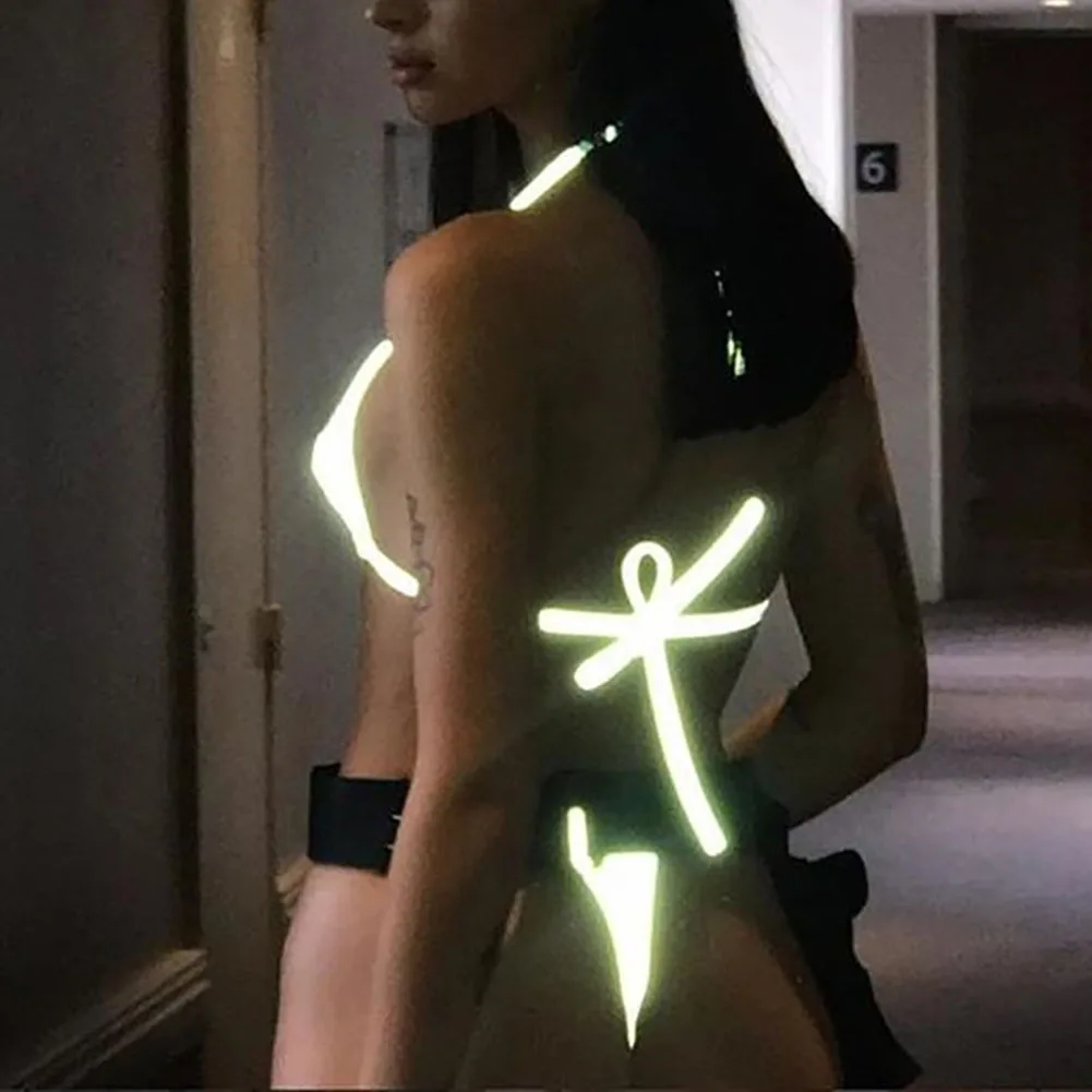 Купальники для женщин 2020 летние пляжные Светоотражающие сексуальный купальный