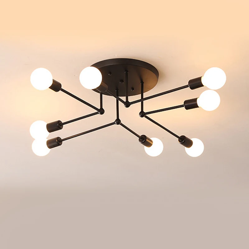 Светодиодные потолосветильник светильники E27 в винтажном стиле 6/8