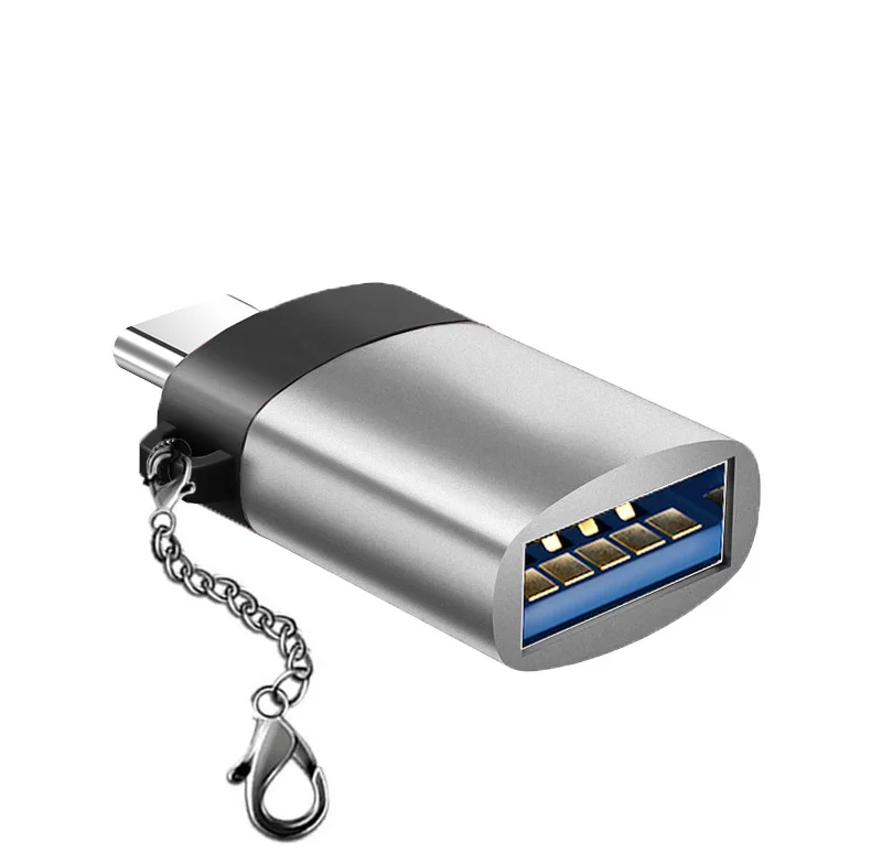 gray2 Адаптер type-C на USB 3,0 OTG кабель USBC конвертер для huawei P20 Pro для samsung для Xiaomi зарядный преобразователь данных - Цвет: gray2