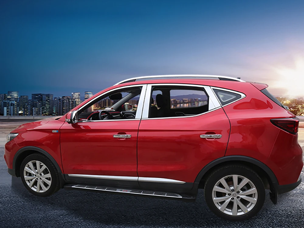 AITWATT для MG ZS нержавеющая сталь Центральная колонна Боковая дверь корпус крышка подоконника планки автомобиля аксессуары 16 шт