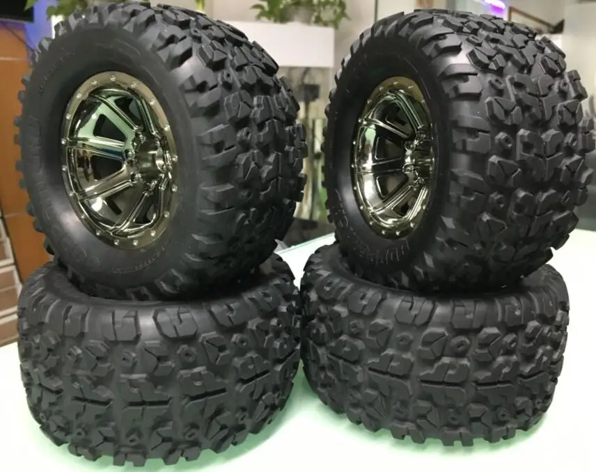 Оригинальный набор шин Arrma 1/10 для kyosho RAGE VEi HPI Savage XS FLUX 4 шт. | Игрушки и хобби