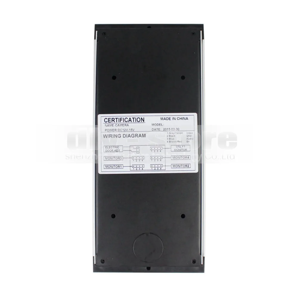 DIYSECUR 7 &quotпроводная Квартира видео дверь телефон аудио визуальный домофон