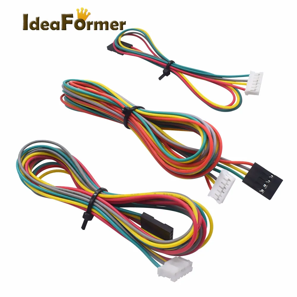 3d принтер шаговый двигатель кабель 6pin PH2.0-4pin DuPont 4 провода 30 см/1 м/1,5 м длина удлинитель