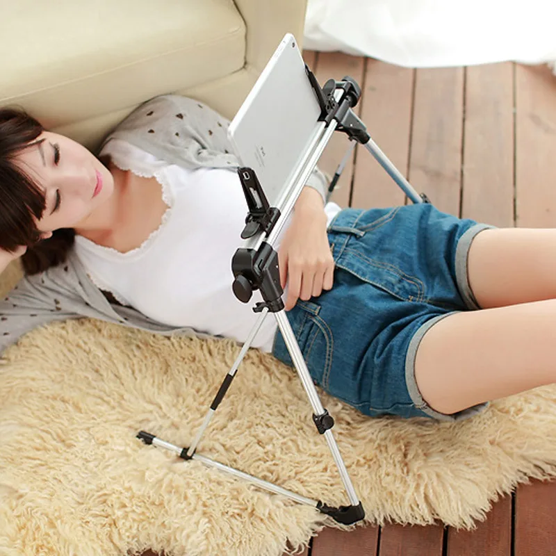 Tablet Mobile Phone Stand Holder Adjustable Foldable for Bed Sofa Desk Floor ND998