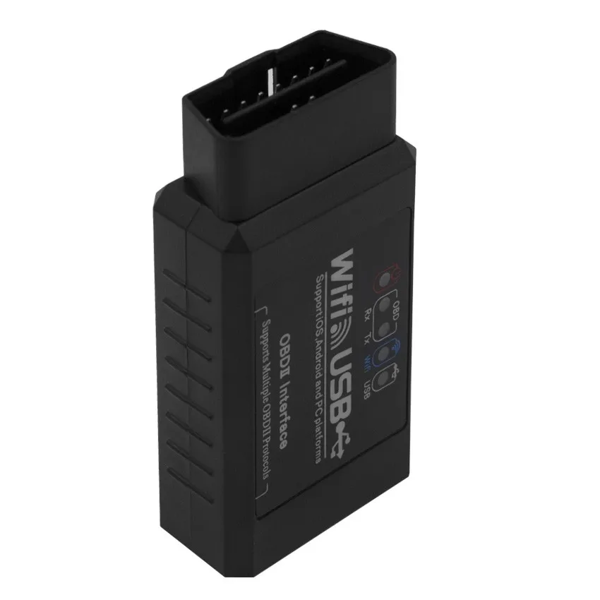 ELM327 WIFI USB V2.1 OBD2 диагностический инструмент ELM 327 2 1 с чипом PIC18F25K80 и FT232RQ работает