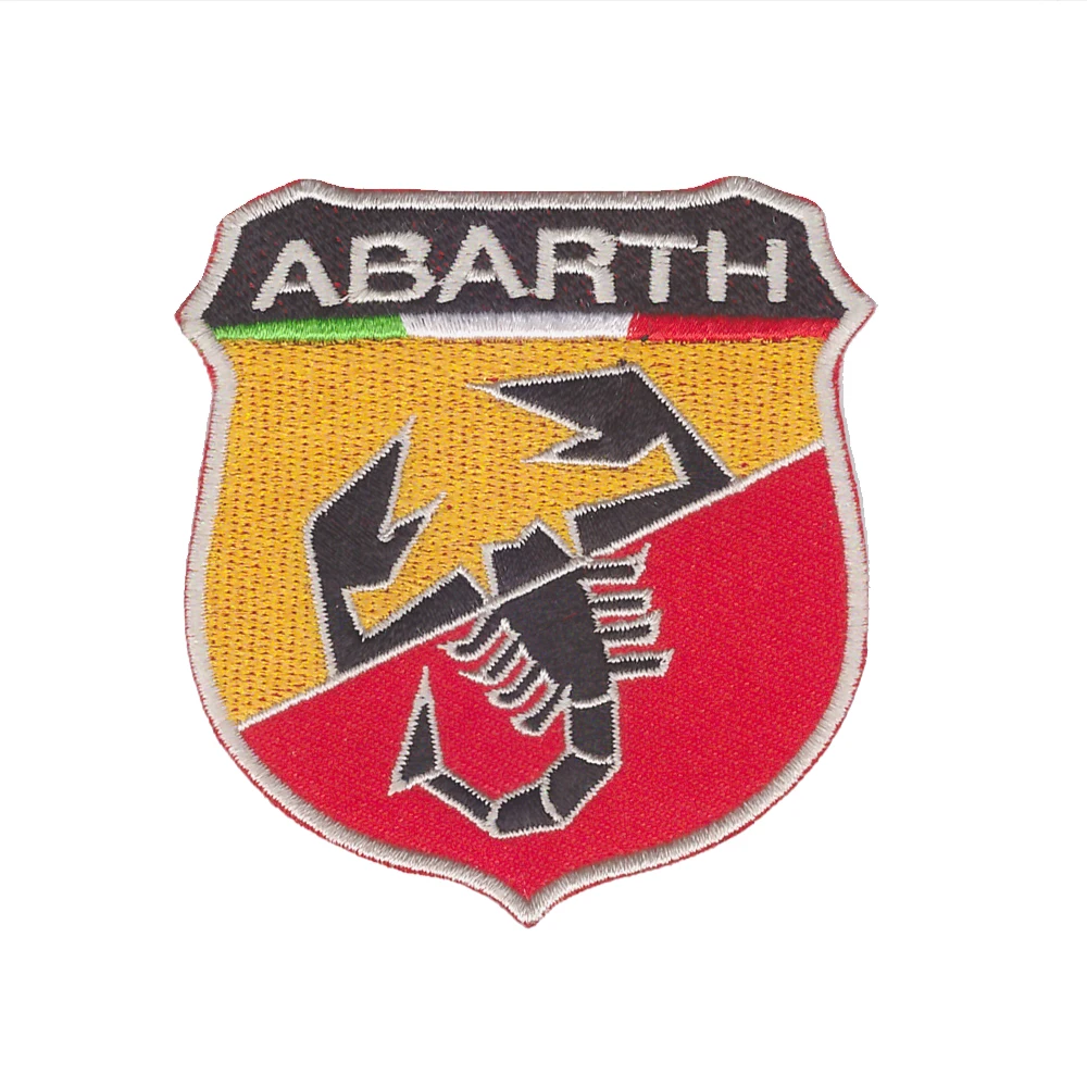 Abarth патчи для одежды с вышивкой летние наклейки одежды|Заплатки| |