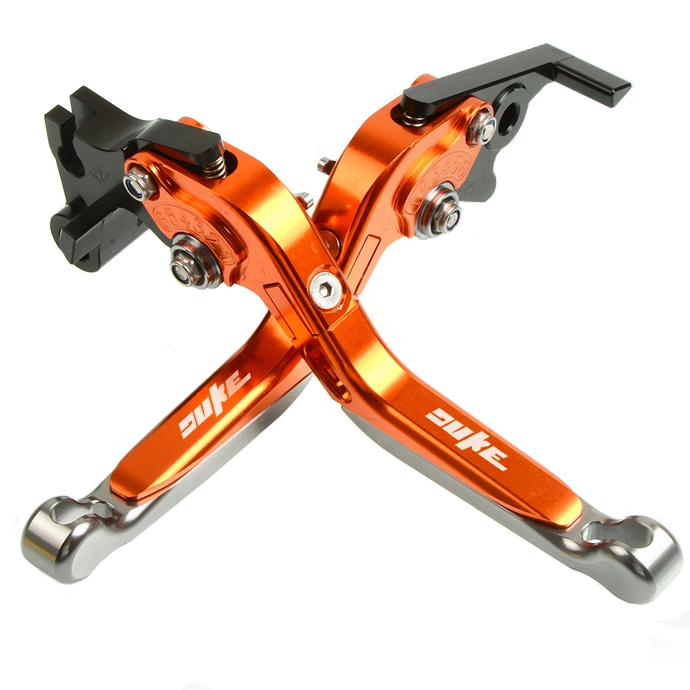 Мотоцикл с ЧПУ Регулируемые сцепные рычаги для KTM 125Duke 200 250Duke 390 RC125 RC200 RC390 RC 125 200 250 390 Duke - Цвет: Orange-OR-Titanium