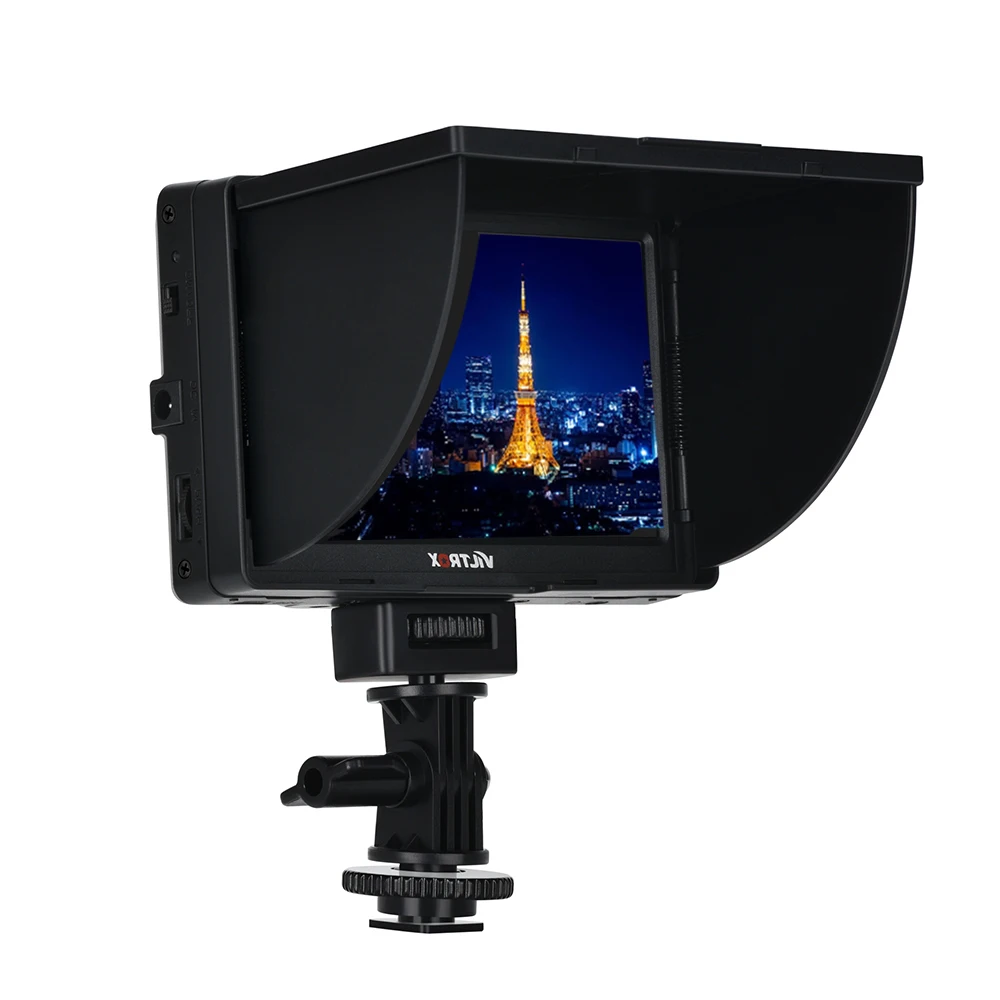 Viltrox DC-50 портативный 5 ''клип на ЖК HDMI HD видео камера монитор и батарея и зарядное устройство для Canon Nikon sony DSLR BMPCC