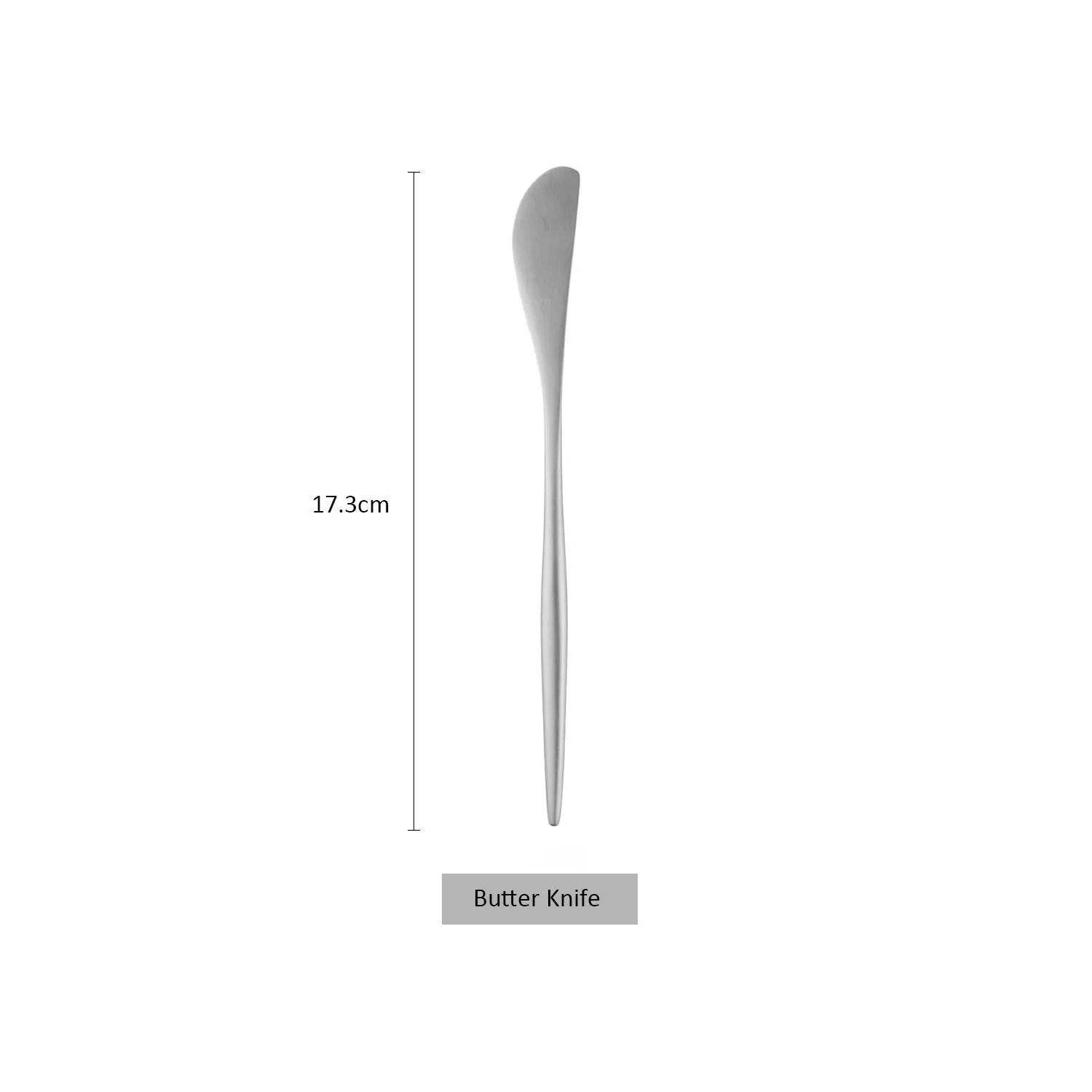 Butter Knife 18/10 столовая посуда из нержавеющей стали набор серебристый цвет, набор столовых приборов Западная Посуда классический столовый набор ножей вилка обеденный набор для ресторана - Цвет: Butter Knife