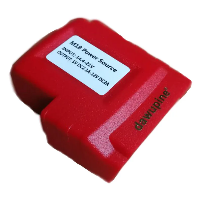 

Адаптер питания для литий-ионной батареи, USB разъем питания для Milwaukee 18 в 1,5 А 3 Ач 6 Ач 9 Ач M18, зарядное устройство USB, выход постоянного тока 12 В