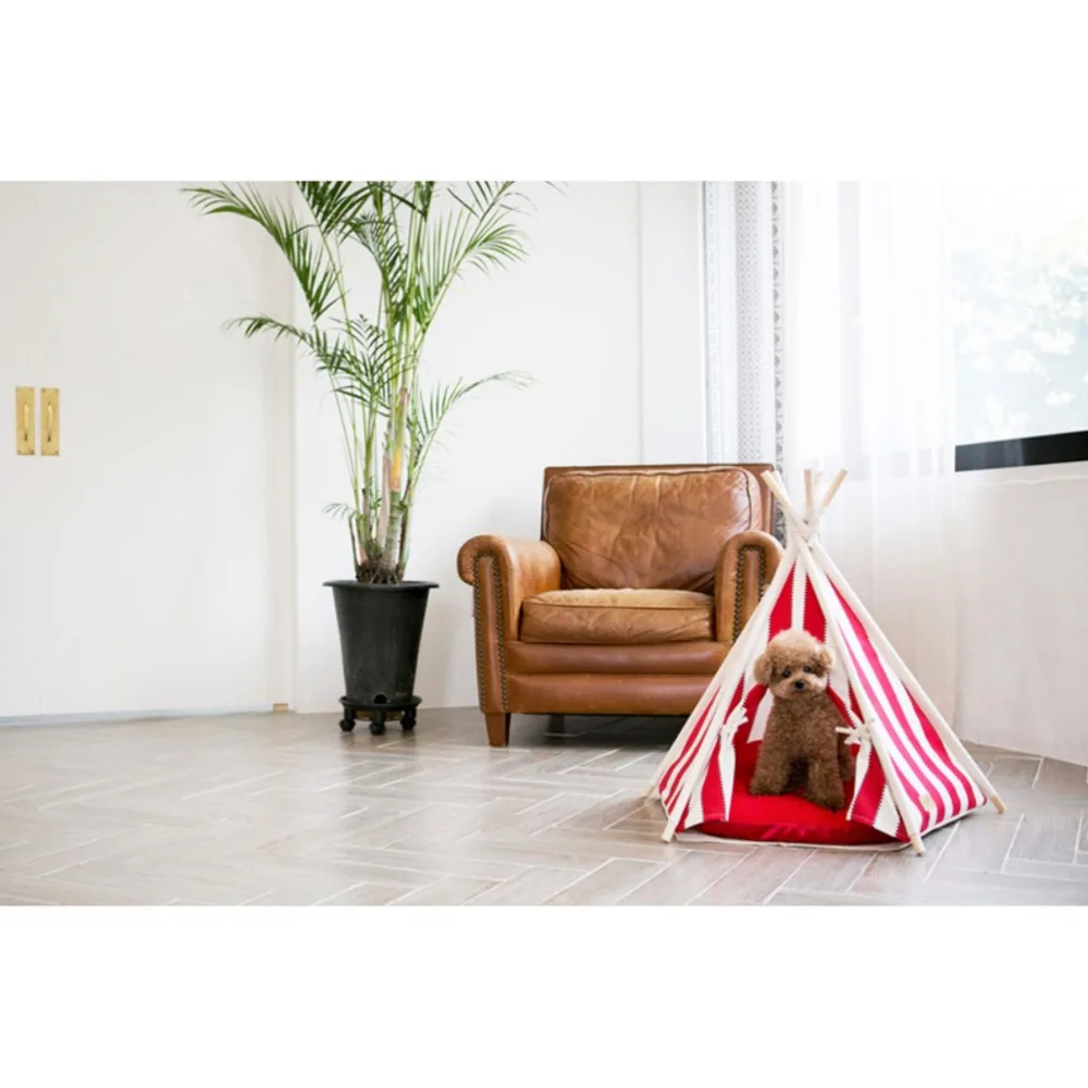 Fessyc @ красная полоса мини вигвам Палатка/фото/Настольная Палатка/Американская