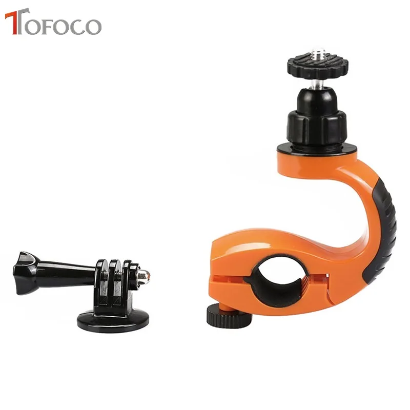 Tofoco 360 градусов вращения для Gopro велосипед Велосипед Мотоцикл Руль держатель кронштейн для Hero 4 3+ 3 2 Sjcam Xiaomi