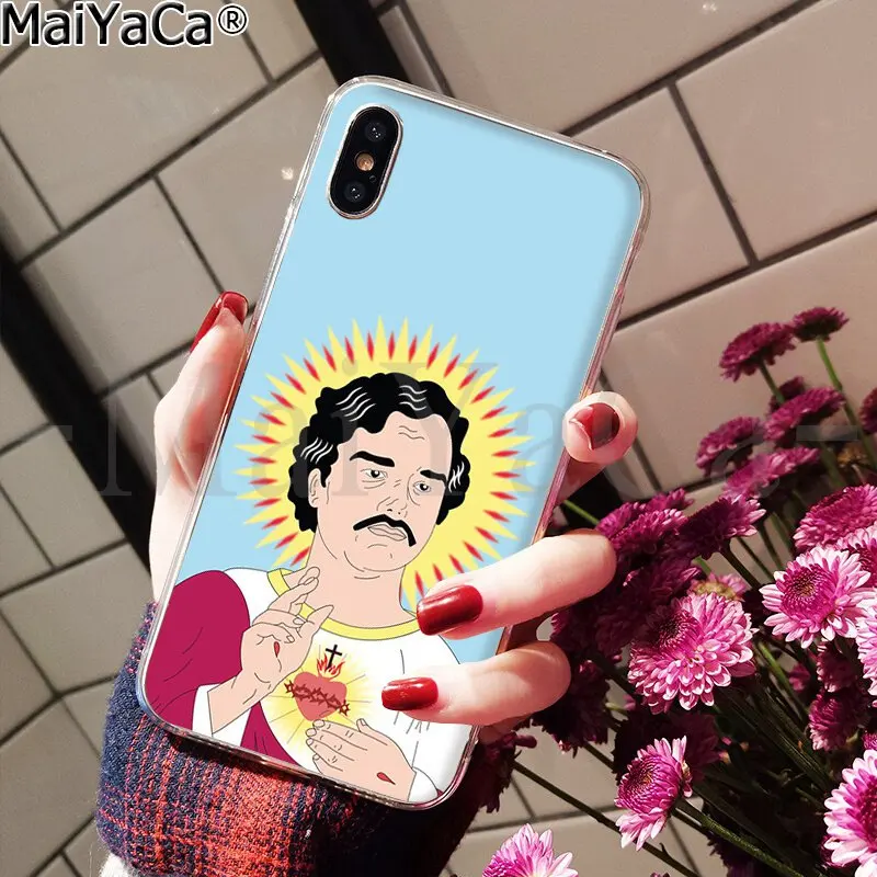 A16 MaiYaCa Narcos ТВ серия Пабло Эскобар Coque Оболочка Чехол для телефона для Apple iPhone 8 7 6 6S Plus X XS MAX 5 5S SE XR крышка - Цвет: A16