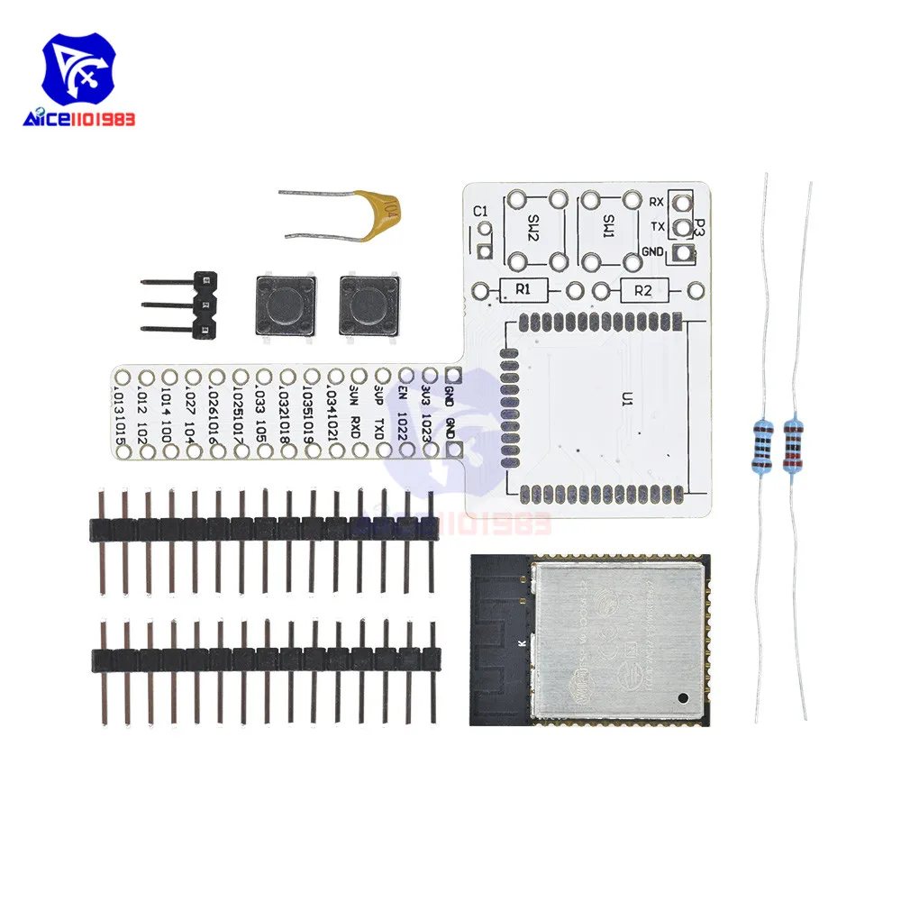Diymore ESP 32 WROOM Rev1 Wi Fi Беспроводной Bluetooth модуль макетная плата для Arduino DIY