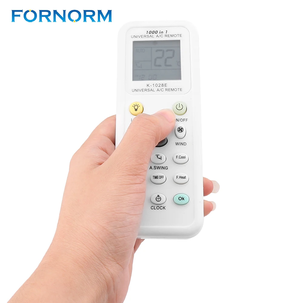 FORNORM Универсальный низкомощный с подсветкой ЖК дисплей A/C Пульт дистанционного