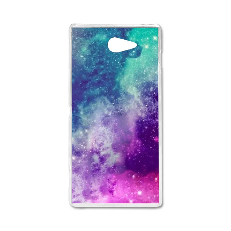 Силиконовый чехол для телефона, чехол для sony Xperia M2 D2302 S50H D2303 D2305 D2306, двойной чехол из ТПУ с милыми животными - Цвет: H019