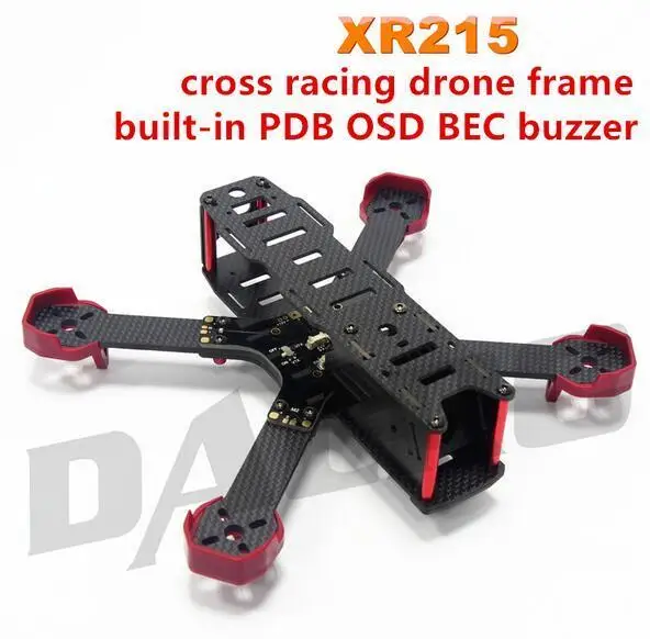 DALRC XR215 215 мм 4-осевой карбоновый QAV 220 рамка квадрокоптера с PDB доска OSD BEC | Игрушки и