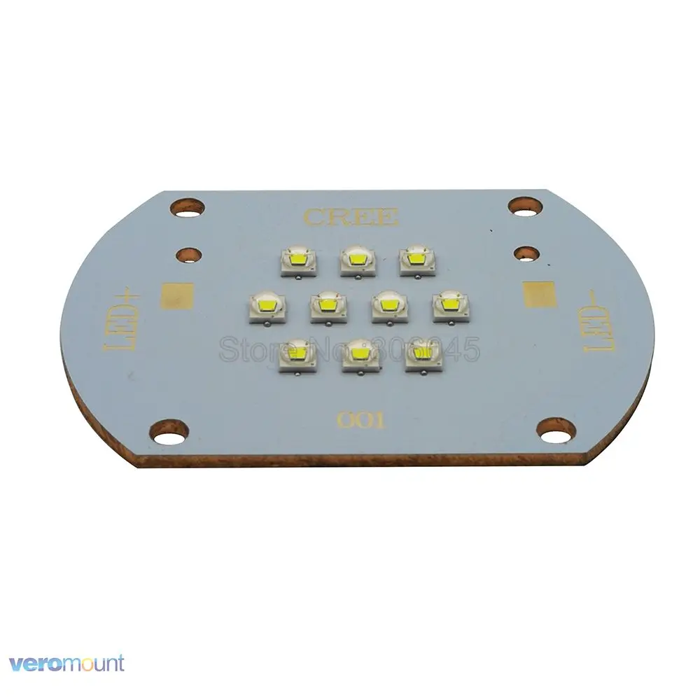 30 Вт Cree XLamp XP E2 XPE2 10 светодиодов холодный белый 6000 K 6500 2220LM 1000mA DC30 36V