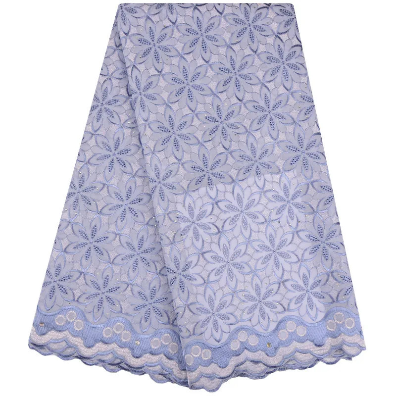 Последние Африканские кружева 2018 Швейцарский хлопок сухое кружево высокого