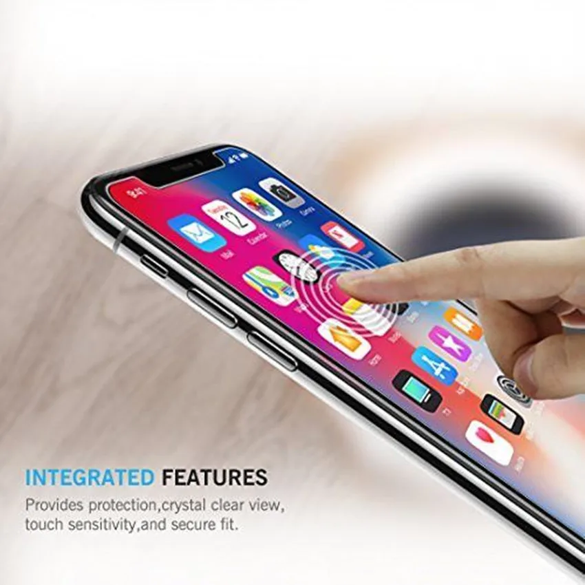 2.5D 9H закаленное стекло для iPhone X 8 7 6S 6 Plus 5 5S 4S SE 10 защита экрана телефона|tempered glass|phone