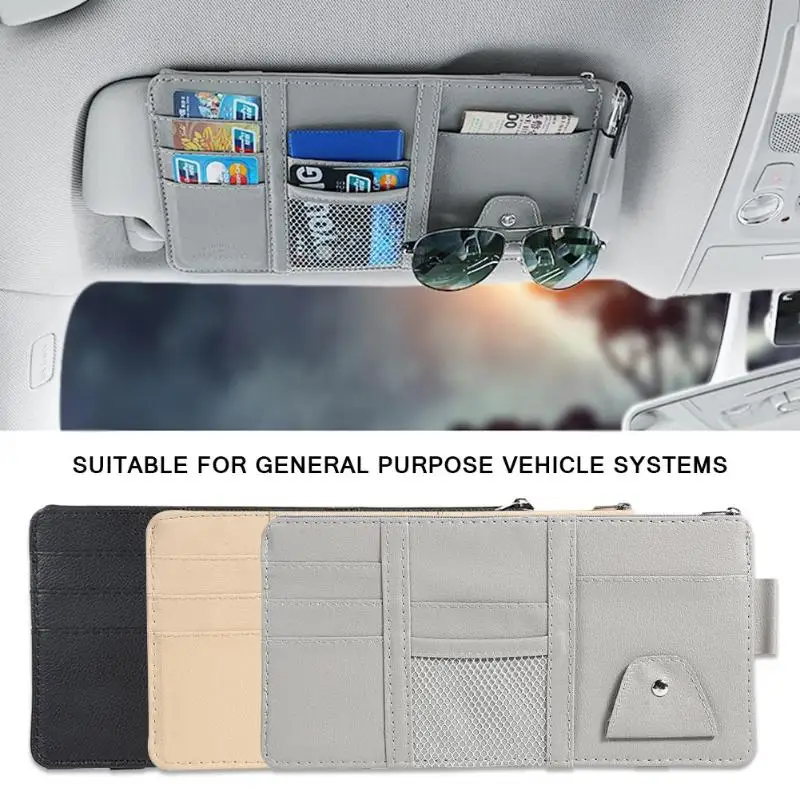 Универсальный автомобильный Органайзер с козырьком держатель сумка для