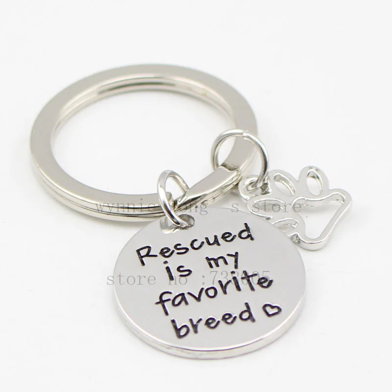 2017 новое прибытие &quotспасли моя любимая порода&quot ожерелье ручной штамповки