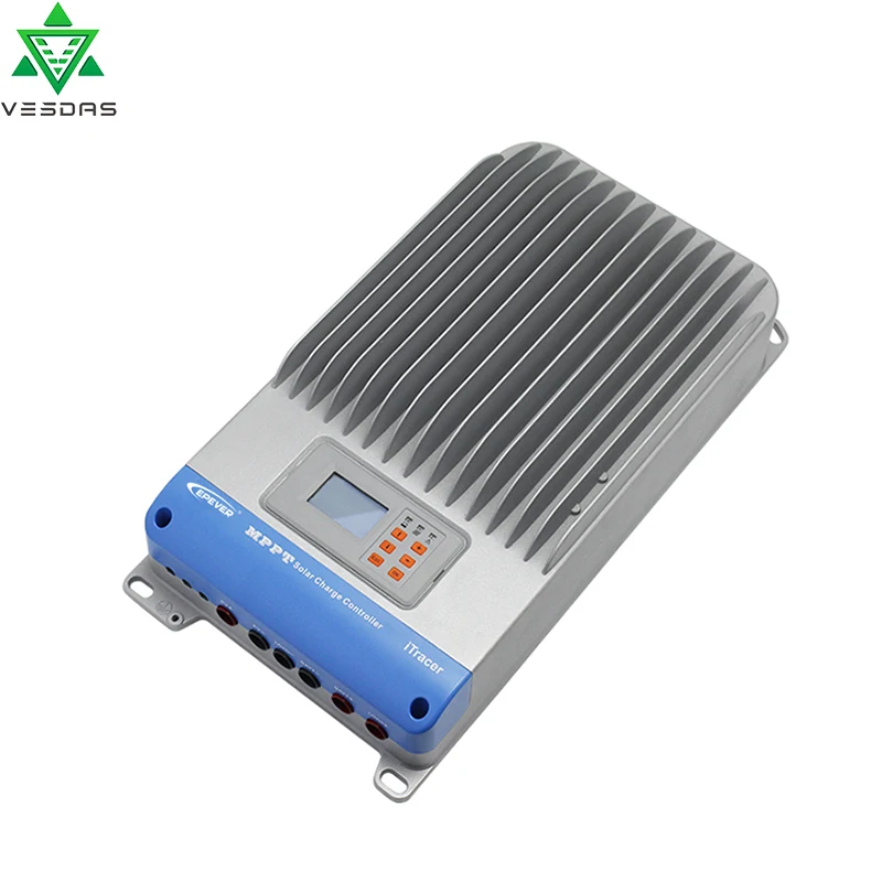 MPPT 45A 60A Солнечный Контроллер заряда 12 V 24 V 36 V 48 V автоматическая работа с ЖК-дисплеем