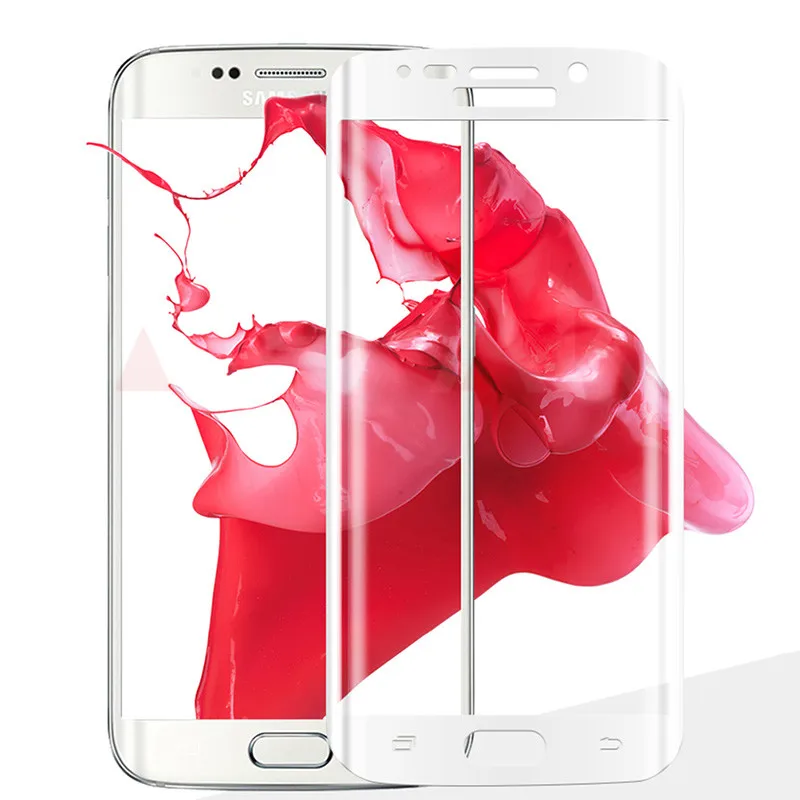 Защитное стекло NAGFAK для Samsung Galaxy S7 S6 Edge закаленное экрана 3D изогнутое пленка |