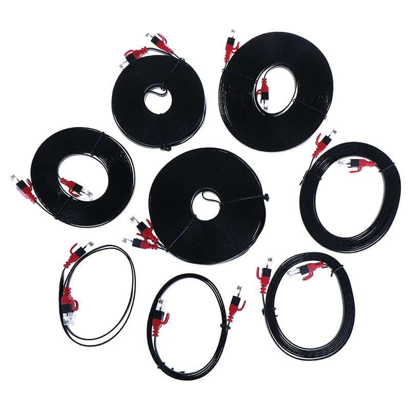 1 шт. 0 5/1/2/3/5/8/10/15 м плоский сетевой Ethernet кабель CAT6 RJ45 Lan патч корд для компьютера ТВ