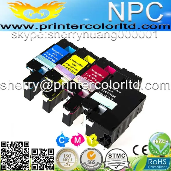 Для Xerox CP105 CP205 CM205 тонер картридж цветной лазерный принтер для Fuji CP105b CP205w CM205b CM205f