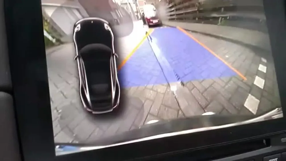 Для Porsche Parking Assistant фронтальная и задняя камера с интерфейсом заднего хода для Panamera 718 Cayenne Macan 982